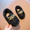 Fashion Winter Kids Shoes Toddler infant Warm Plush Loafer Baby Girls Boys Outdoor Sneakers Comfortable Soft Bottom Non Slip Children Boots