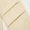 Gaojie Chaopai Vibe Style Tubo dritto pieghettato Pantaloni da paracadutista Gamba larga Pantaloni larghi casual598f