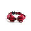 Designer Pet Cat Bow Tie Collar Safe and Firm with Bell Vintage Dog Outdoor Durable Collar 1.0 * 28CM