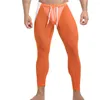 Sous-vêtement thermique pour hommes, Sexy, maille transparente, longs Johns, Legging Transparent, collants, pyjama confortable, bas de pantalon