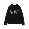 Streetwear Mens Designer Hoodies Pullover Galleries Hoodie Depts Letter Print Sweatshirts Cotton Unisex Hoody 3 Color High Street Casual Loose Overdimased S-2XL O9K0