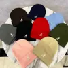 Chapeau tricoté kangourou brodé, chaud, silencieux, froid, pour les Couples coréens, même Style, avec étiquette et ascenseur, nouvelle collection hiver 2023