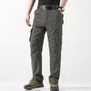 Pantalons pour hommes Automne Casual Outdoor Multi-Pocket Travail Tactique Cargo Hommes Combat SWAT Armée Militaire