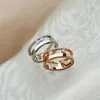 Anéis de casamento luxo moda high end s925 prata esterlina três diamantes anel deslizante para mulheres personalizado jóias finas presentes 230920