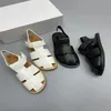The Row Shoes Рыбацкие плетеные кожаные сандалии Римская кожаная женская дизайнерская обувь 35-39 Подиумная мода Уличный стиль Круто Удобство