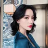 Pendientes colgantes 2023 dos con borla con lazo joyería de moda temperamento tendencia ligero regalo de lujo coreano para mujeres.