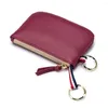 Portefeuilles Echt Leer Sleutelhanger Mannen Vrouwen Sleutelhouder Organizer Pouch Koe Split Auto Portemonnee Huishoudster Case Mini Kaart Tas J95