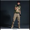 Men's Pants High Quality Khaki Casual Pants Men Military Tactical Joggers Camouflage Cargo Pants Multi-Pocket Fashions Black Army Trousers 230919