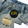 Mens Jeans Men Denim Wideleg Pants Korean Style Straight Light Blue Baggy Jeans Middle Waist Male Gradient Trousers Size 3XL 230920