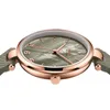 Wristwatches Julius Watch Korean Designer Simple Casual Quartz Leather Band Gray Pink Clock High-End Pearl Dial Montre JA-1096