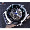 Forsining 2023 Time Space Fashion Series Squelette Hommes Montres Top Marque De Luxe Horloge Automatique Mâle Montre-Bracelet Automatique Watch231B