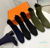 Chaussures à bout en cuir véritable pour femmes, bottes hautes avec bloc de boucle, montage pour dames