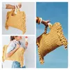 Macrame bag wholesale women Crochet boho chic Summer fringe beach tote bag ivory purple green blue black yellow 220920