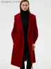 Kadın yünü harmanlıyor Sonbahar ve kış yeni kadınlar ceket %100% saf yün el yapımı yün kat moda fener kılıf kolay eşleşen ceket üst düzey moda l230920