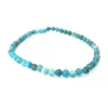 Bracelet en Apatite bleue de qualité AAA, 4 mm, Mini bijoux en pierres précieuses, nouveau Design, Bracelet Mala de Yoga, énergie, MG0101, 269Q