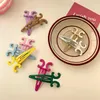 Fashion hair clip French New Candy Color Cute Women Side Clip Designer Love Jewelry Simple Style Alloy Girl BB Hair Barrette