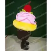 Performance Cake Mascot Costumes Halloween Cartoon Character tenue Tapid