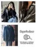 Kvinnorjackor Tawaaiw Streetwear Black PU läderrockar och jackor Kvinnor Pocket Long Sleeve Y2K Gothic Autumn Spring Ladies Jackets Ytterkläder 230919