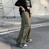 Spring Dripstring kombinezon piersi proste krańcowe spodnie Solidny kolor Vintage Niners