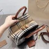 Kadın tuval Londra Tote Çanta İnsan Moda Omuz Alışveriş Çantaları Çanta ve Çanta TB Stripe Ekose Ana Çanta Mumya Crossbody debriyaj Tasarımcı Çantası