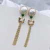 Dangle Earrings Handcrafted Natural Freshwater Pearl Eardrop Fashion Butterfly Long Tassel Drop Elegant Women's Party Jewelry
