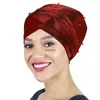 Testa cruz lenço gorro muçulmano feminino contas turbante hijab chapéu quimio boné índia turbante cachecol femme musulman turbante mujer