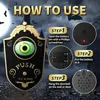 Autres fournitures de fête d'événement Halloween One Eyed Doorbell Eyeball avec lumières sonores Décorations hantées Accessoires d'horreur Ghost House Trick Ornements 230919