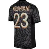 2023 2024 M.Asensio Mbappe Kolo Muani Soccer Jerseys Kang in Lee Skriniar Zaire-Emery N.Mendes Ugarte O.Dembele Hakimi Barcola G.Ramos Football Shirt Men Kids 4xl