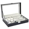 multifunctionele koffers zonnebril high-end bril zonnebril Organizer Case vergrendeld Horloge Display Houder O281C