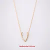 10pc Deer Horn Antler Necklace Jewelry Elegant Horn Pendant Necklace Women Simple Chain Pendants Necklaces Wedding Christmas Gifts204k