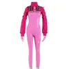 Catsuit Costumes Jeu Nikke Alice Cosplay Costume Perruque Chaussures Sexy Latex Catsuit Body Rose Combinaison Veste Costume Pour Femmes Filles