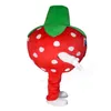 2019 factory new strawberry mascot costume red strawberry custom cartoon character cosply adult size carnival costume266E