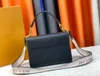 Górna wysokiej jakości skręcona skórzana torba na ramię V Blokowa Torebka Tockr Turk Crossbody Bag 2023 Must Have New Style