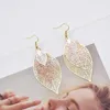 dangle earringsクリエイティブボヘミアン植物女性用ビッグリーフペンダントペンディエンテスバケーションパーティーガールギフト