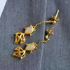 Boucles d'oreilles pendantes pour femmes, 2397-6 #, poisson en or HETIAN, Jade blanc, argent pur, néphrite naturelle, Cheongsam, S925