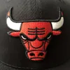 47Brand Series Trendy Basketball Hat, Bulls Baseball Hat, högkvalitativ platt hatt