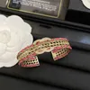 Vintage Bangle Leather Rep Woven Armband Women Armband Minimalist Metal Letters Dopamine Fashion Jewelry Rhinestone Letter Hand Ornament