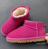 Mini stivali da neve per bambine, invernali, caldi, per bambini, WGG, per bambini, scarpe calde in peluche per bambini