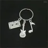 Keychains Cassette Tape Keychain Muisc Note Gift For Music Lovers