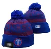 Ranger Beanies Cap Tampa Bay Wolle Warme Sportstrickmütze Hockey North American Team Gestreift Sideline USA College Cuffed Pom Hats Männer Frauen