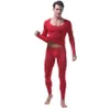 Men's Sleepwear Sexy Thermal Underwear Men Long John Set Spandex Mens Thermo Seemless O-Neck Shirt Slim Fit Pant For Man273h