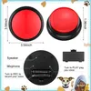 Other Event Party Supplies Dog Button Set Recording Interactive Pets Communication Buzzer Noise Makers Birthday Whistles Pet Toy 230919