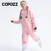 Combinaisons de ski COPOZZ hiver combinaison de Ski pour enfants garçons enfants imperméable salopette chaude filles coupe-vent Snowboard combinaison 230920