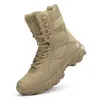 Botas ao ar livre 2023 outono/inverno 48 alto exército sapatos de montanhismo masculino forças especiais combate deserto 230830