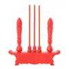 Candle Holders Buddhist Altar Electric LED Light Powered Simulation Incense For BURNER Chinese Year D Drop