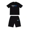Top Trapstar Nieuwe heren t-shirt Korte Mouw Outfit Chenille Trainingspak Zwart Katoen Londen StreetwearS-2XL182u