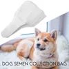 Dog Apparel 100Pcs Canine Semen Collection Cones Disposable Artificial Insemination Bag