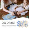 Kandelaars 50 stuks Ster Decor Chanoeka Decoratie Feest Versieren Gunst Decoraties Niet-geweven Stof Tafel