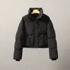 Designer jacka kvinnor ner rockar denim terry parkas topp mode puffer jackor mens blazers triangel burge vinter tjocka rockar långa ärmar windbraker