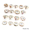 Fedi nuziali set anelli da donna anelli per ragazze ciondoli boho gioielli punk accessori bague anelli mujer schmuck 230920